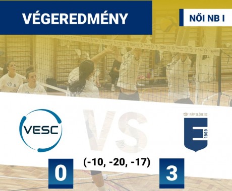 Röplabda: Veszprémben is nyert a MÁV Előre-Bericap NB I-es női röplabdacsapata